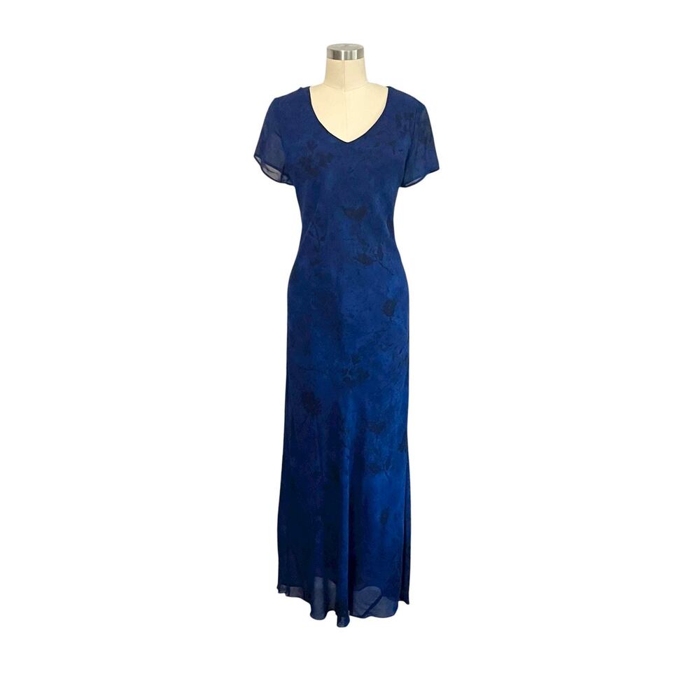 Vintage Benjamin A Two-Color Floral Lace Dress: 80s, 90s